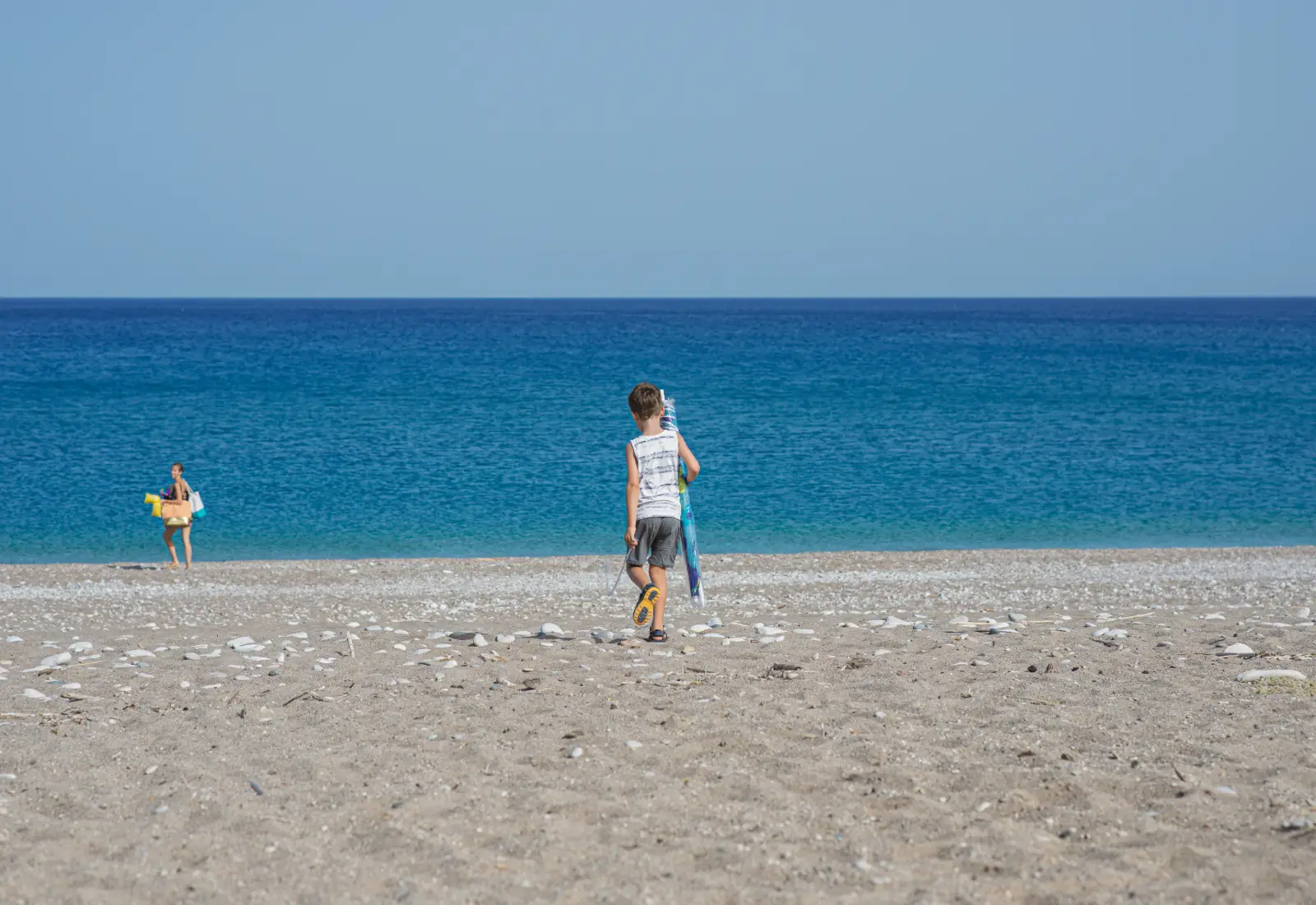 Ialysos coastline and architecture